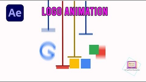 Google Logo in After Effects | Animaiton