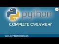 Python Complete Overview in 1 Hour