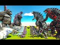 Team megalodon  shin godzilla  kong vs mechagodzilla  venomzilla  team dinosaur  arbs