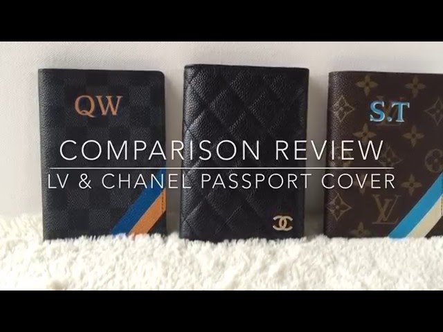 Comparison review: LV & Chanel passport cover 