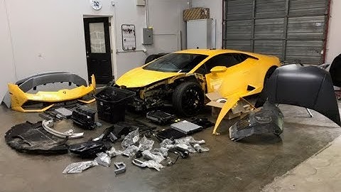 REBUILDING A WRECKED LAMBORGHINI HURACAN FROM COPART PART 1