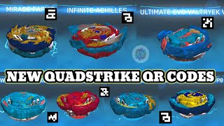 NEW UPDATE ALL QUADSTRIKE QR CODES PRO SERIES MIRAGE FAFNIR INFINITE ACHILLES BEYBLADE BURST APP