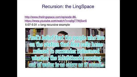 AcqOfLang1: Recursion
