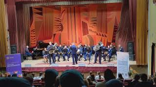 Выступление военного оркестра, дирижёр - Рахметуллин Тимур Маратович