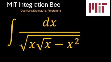 MIT 2018 Integration Bee Qualifying Exam, Problem 18