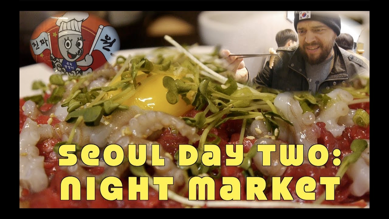 Street Food (Korea) Epi 10.13 - Seoul Day Two - Night Market | Christian Has Ideas