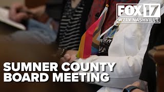 Sumner County board meeting regarding local libraries and book approvals