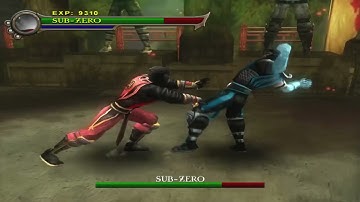 Sub-Zero Boss VS Ermac - Mortal Kombat Shaolin Monks | HARD 1080P Gameplay