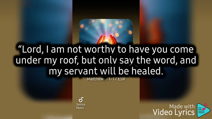 Jesus Cleanses a Leper | The Faith of a Centurion | Jesus Heals Many, Matthew 8:1-17 ESV