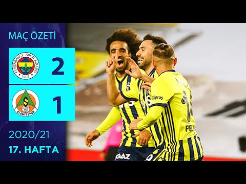 ÖZET: Fenerbahçe 2-1 A. Alanyaspor | 17. Hafta - 2020/21