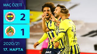 ÖZET: Fenerbahçe 2-1 A. Alanyaspor | 17. Hafta - 2020/21 Resimi