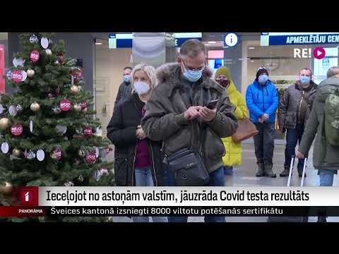 Ieceļojot no astoņām valstīm, jāuzrāda Covid testa rezultāts