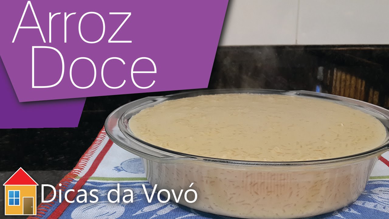 RECEITA ARROZ DOCE CARAMELIZADO DICAS DA VOVÓ