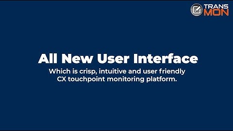 TransMon New UI Demo