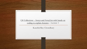 How to use ASP.Net Core Console app to create Arrays and ArrayList with code -Lecture 1