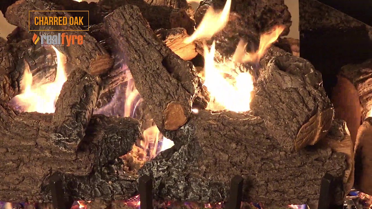 Realfyre Charred Oak Gas Log Set