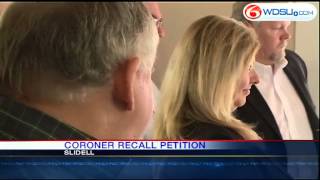 1st signatures added to petition against St. Tammany coroner