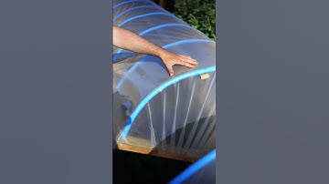 Easy DIY Mini-Hoophouse for Growing Vegetables #shorts