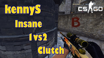 CS GO: kennyS Insane 1vs2 Clutch