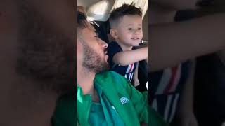 Youcef Belaili يوسف بلايلي مع ابنه