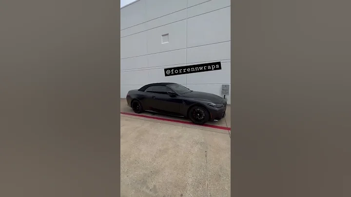 2022 bmw g82 m4 wrapped in Suntek stealth PPF at #forrennwraps #shorts