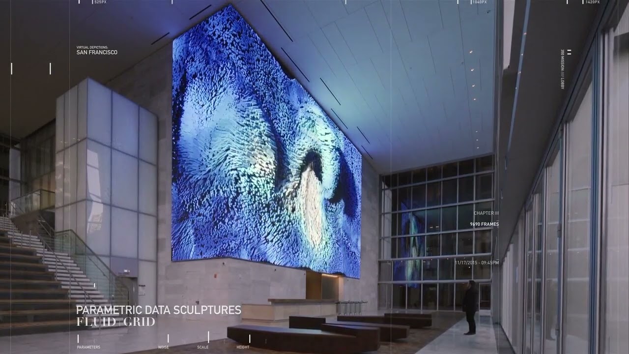 Public Art Data Sculpture by New Media Artist Refik Anadol