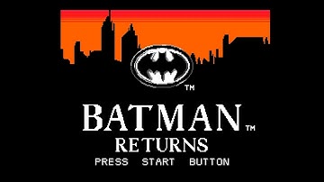 Batman Returns (Master System PSG 60Hz / US) - Intro / Attract Mode