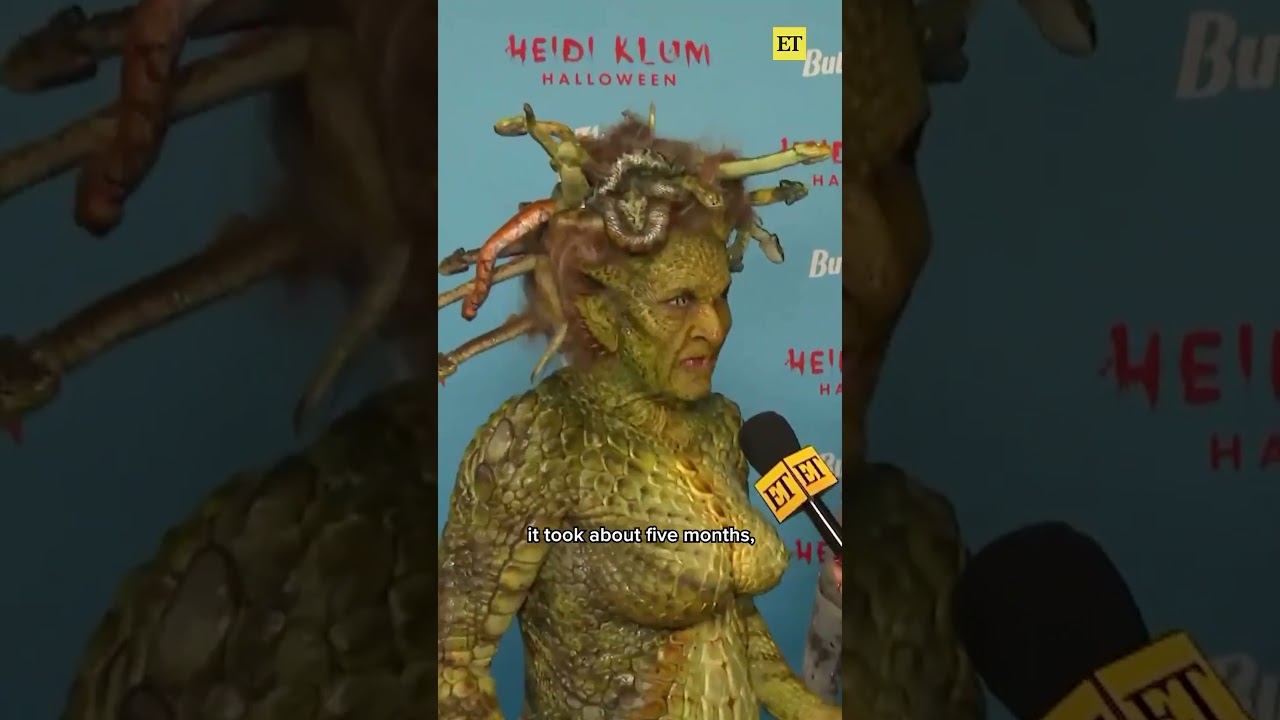 Heidi Klum Reveals the Secrets Behind Her Medusa Halloween Costume