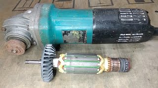 Slow Angle Grinder Makita 9553B Restoration