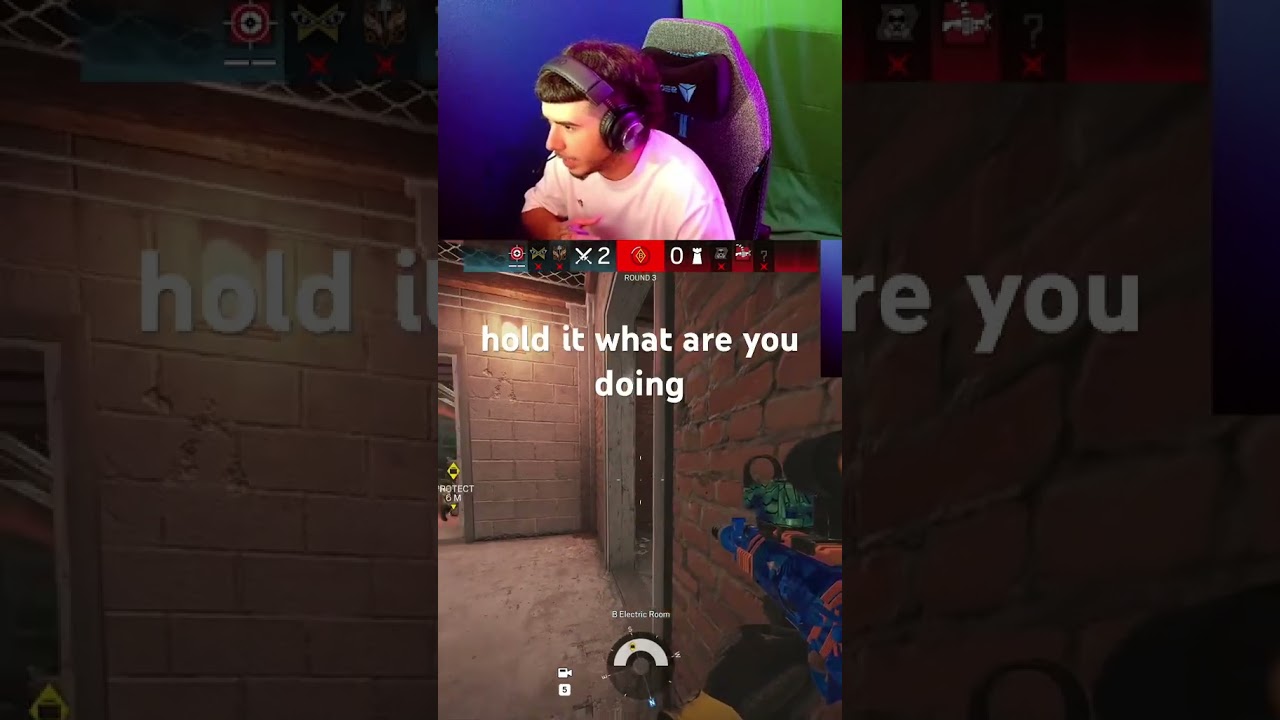 WHAT WAS BRO DOING !!? Siege customs match.