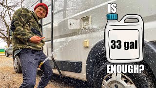 How Much Water I Use While Living In A Van