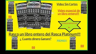 Rasco un #Libroentero del #rasca #platinum sin cortes , #premios , #especiallibro