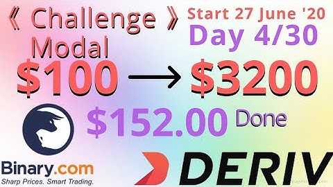 $100 to $3200 Challenge | $152.00 Done | start 27 june 