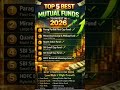 Top 5 selected mutual fund for investment in 2026 #finance #investment