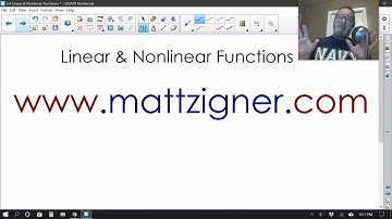 Linear & Nonlinear Functions - Middle School Math