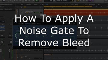 How to Apply a Noise Gate / Remove Bleed in Logic Pro X