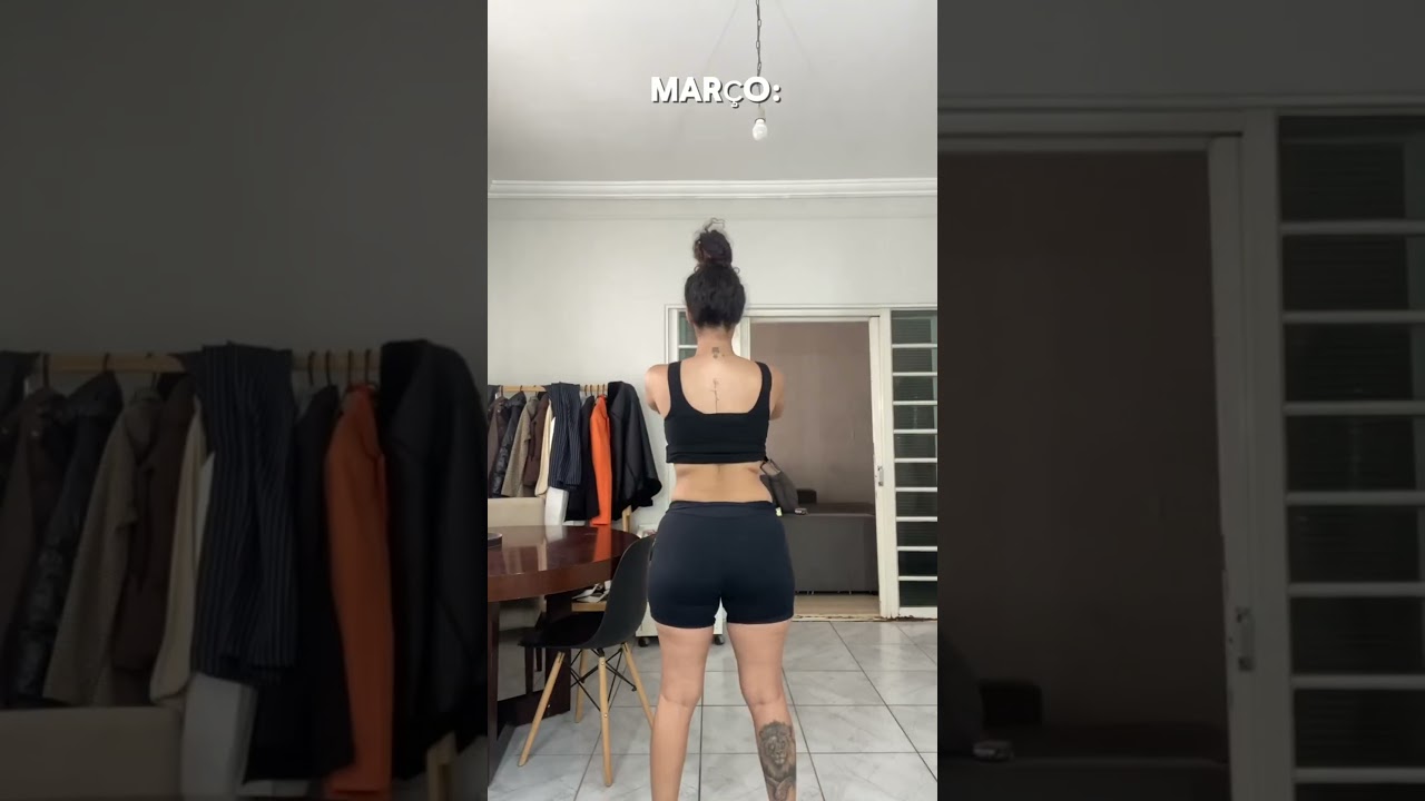 Mais um vídeo da série "provando que treinar em casa dá resultado SIM" #queimadiaria