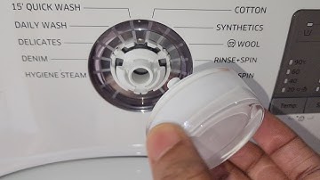 Samsung Washing Machine Selector Dial Fix