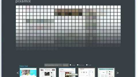 Chrome Experiment - Pixamix