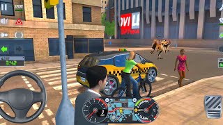 Taxi Sim 2022 🚖✨ NANO TEXI CAR CRAZY UBER DRIVING - Car Games 3D Android iOS Gameplay 09 screenshot 5