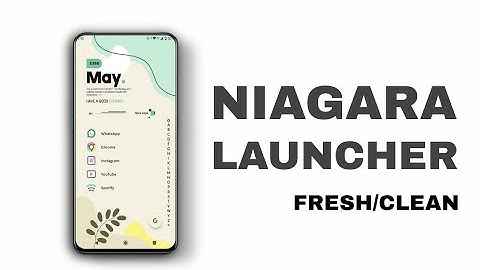 How to Setup the NIAGARA Launcher for a super clean and minimal setup 2023