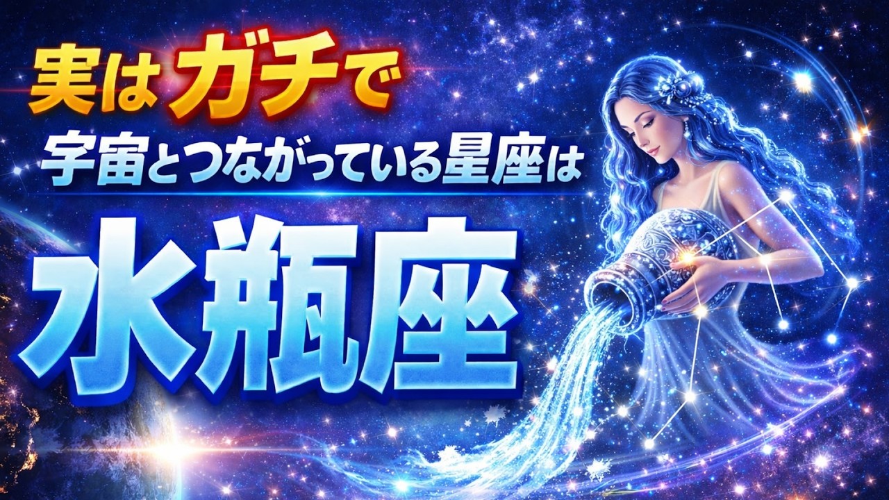 実は ガチで宇宙とつながっている星座は 水瓶座
