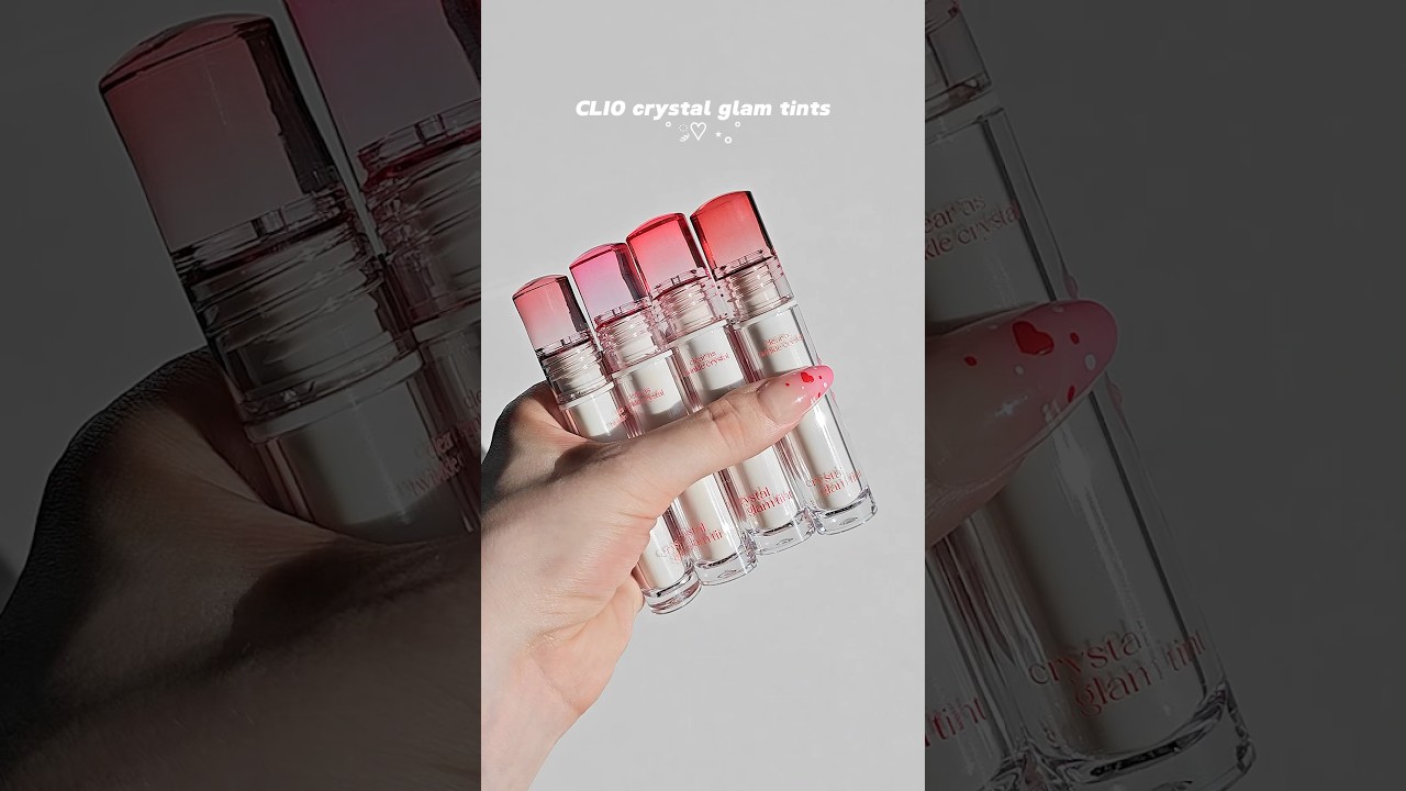 CLIO Crystal Glam Tints swatch💋