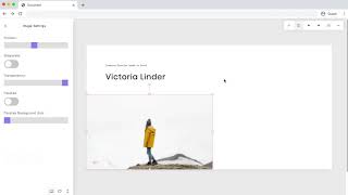 An Example: Designing with GridlessBuilder.js