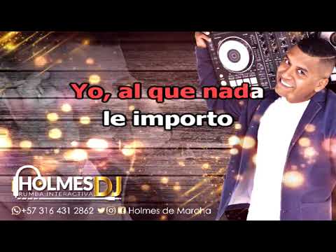 ME VOLVIERON A HABLAR DE ELLA / GILBERTO SANTA ROSA / Video Liryc letra / Holmes DJ