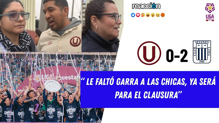HINCHAS de UNIVERSITARIO reaccionan a la DERROTA ante ALIANZA LIMA hoy (0-2) | Final Liga Femenina