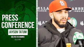 Jayson Tatum REACTS to Celtics Trading Lamar Stevens for Xavier Tillman | Postgame Interview