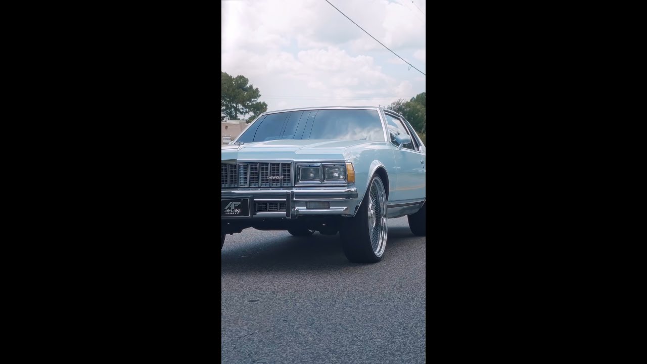 Chevy Impala on Silver Wire Wheels