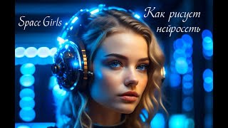 Space Girls — как рисует нейросеть