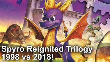 Spyro Reignited Trilogy: Complete Xbox/PS4 vs PS1 Graphics Comparison